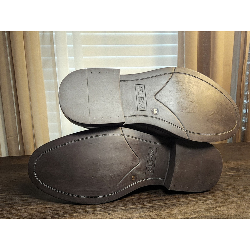 Guess MEN Tranton Moc Toe Slip On Penny Loafers Moccasins Shoes 8 M Brown - Picture 10 of 11